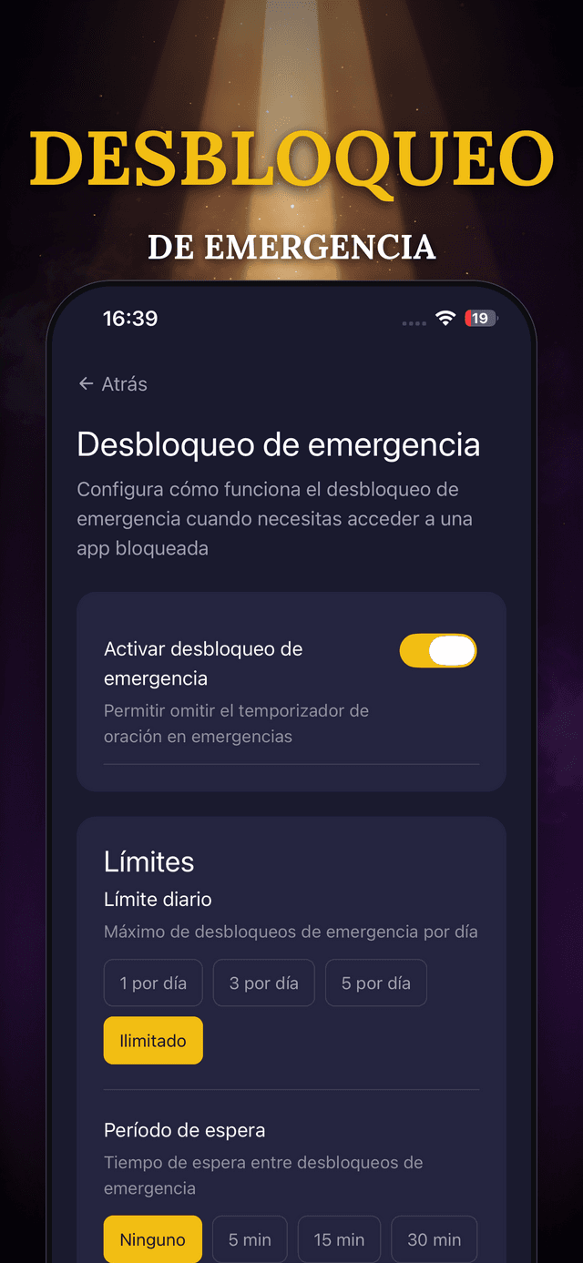 Bloqueo Sagrado: Desbloqueo de emergencia cuando lo necesitas